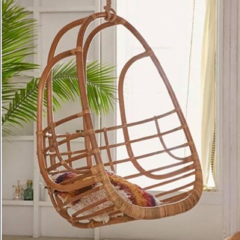 Rattan swing chair
